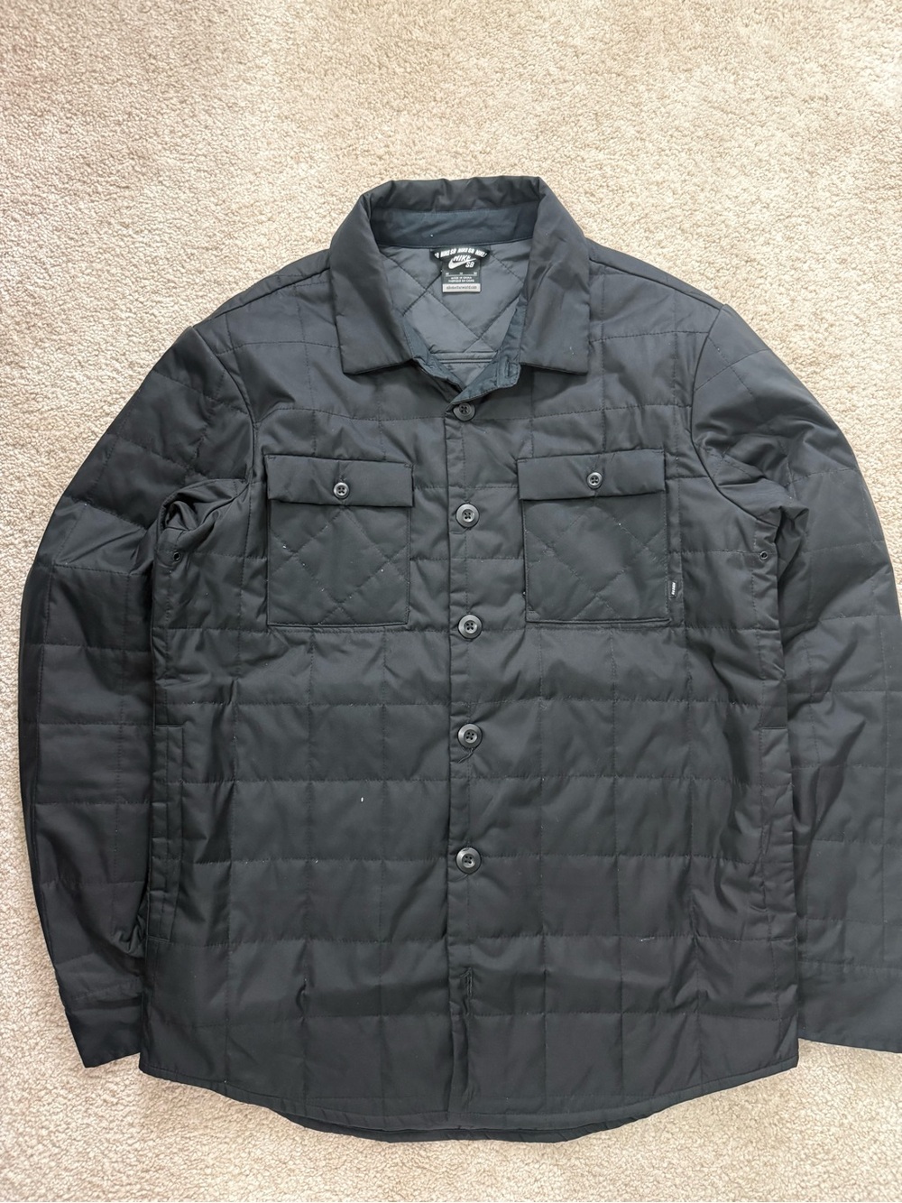 Nike SB Black Quilted Jacket